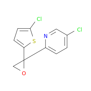 Pyridine, 5-chloro-2-[2-(5-chloro-2-thienyl)oxiranyl]-