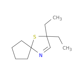 1-Thia-4-azaspiro[4.4]non-3-ene, 2,2-diethyl-