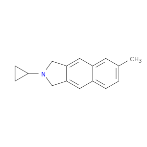 1H-Benz[f]isoindole,2-cyclopropyl-2,3-dihydro-6-methyl-