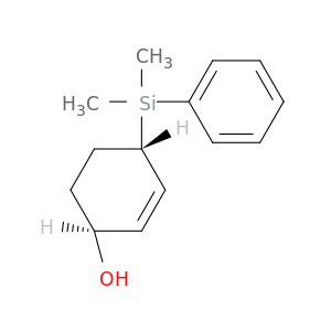 2-Cyclohexen-1-ol, 4-(dimethylphenylsilyl)-, trans-