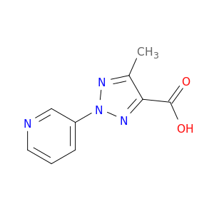 5-methyl-2-(pyridin-3-yl)-2H-1,2,3-triazole-4-carboxylic Acid