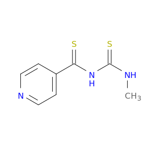 4-Pyridinecarbothioamide, N-[(methylamino)thioxomethyl]-