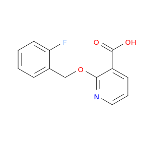 2-[(2-fluorophenyl)methoxy]pyridine-3-carboxylic acid