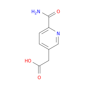 2-(6-Carbamoylpyridin-3-yl)acetic acid
