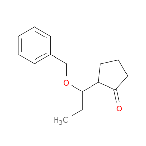 Cyclopentanone, 2-[1-(phenylmethoxy)propyl]-