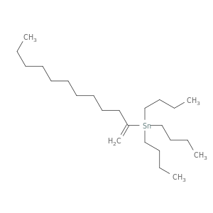 Stannane, tributyl(1-methyleneundecyl)-