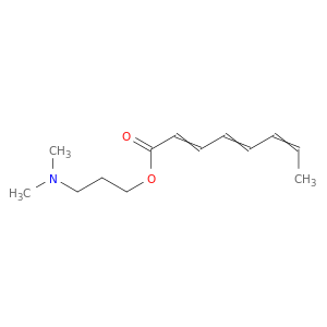 2,4,6-Octatrienoic acid, 3-(dimethylamino)propyl ester