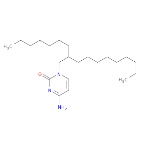2(1H)-Pyrimidinone, 4-amino-1-(2-heptylundecyl)-