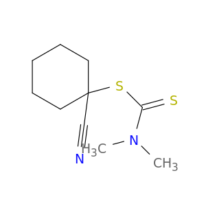 Carbamodithioic acid, dimethyl-, 1-cyanocyclohexyl ester