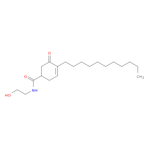 3-Cyclohexene-1-carboxamide, N-(2-hydroxyethyl)-5-oxo-4-undecyl-