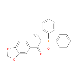1-Propanone, 1-(1,3-benzodioxol-5-yl)-2-(diphenylphosphinyl)-