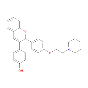 Phenol,4-[2-[4-[2-(1-piperidinyl)ethoxy]phenyl]-2H-1-benzopyran-3-yl]-