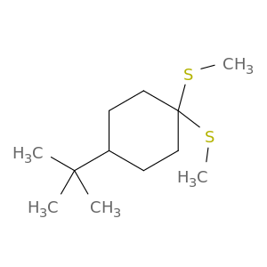 4-(1,1-二甲基乙基)-1,1-双(甲基硫基)环己烷