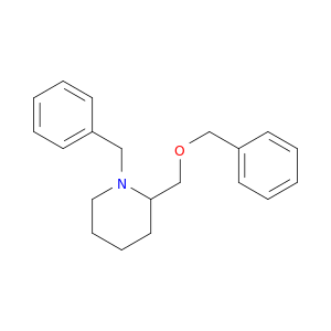 Piperidine, 2-[(phenylmethoxy)methyl]-1-(phenylmethyl)-