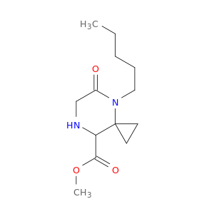 Methyl 5-oxo-4-pentyl-4,7-diazaspiro[2.5]octane-8-carboxylate