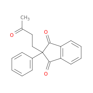 1H-Indene-1,3(2H)-dione, 2-(3-oxobutyl)-2-phenyl-