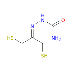 2-(1,3-disulfanylpropan-2-ylidene)hydrazinecarboxamide