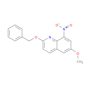 2-benzyloxy-6-methoxy-8-nitroquinoline