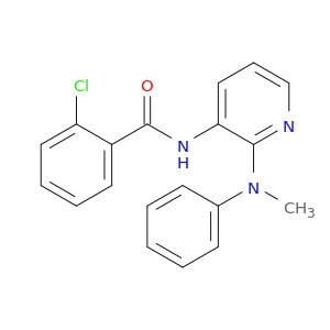 Benzamide, 2-chloro-N-[2-(methylphenylamino)-3-pyridinyl]-