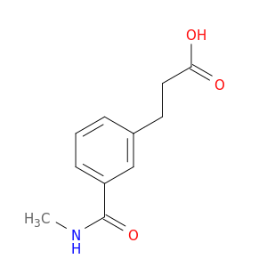 3-[3-(Methylcarbamoyl)phenyl]propanoic Acid