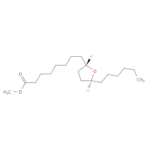 2-Furanoctanoic acid, 5-hexyltetrahydro-, methyl ester, trans-