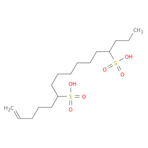 hexadec-15-ene-4,11-disulfonic acid
