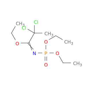 Propanimidic acid, 2,2-dichloro-N-(diethoxyphosphinyl)-, ethyl ester