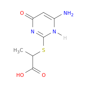 2-((6-Amino-4-oxo-1,4-dihydropyrimidin-2-yl)thio)propanoic acid