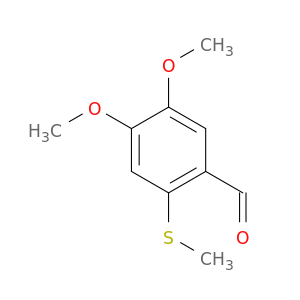 4,5-dimethoxy-2-(methylsulfanyl)benzaldehyde