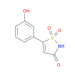 3(2H)-Isothiazolone, 5-(3-hydroxyphenyl)-, 1,1-dioxide