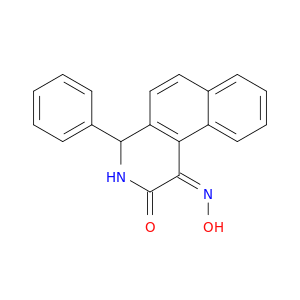 Benz[f]isoquinoline-1,2-dione, 3,4-dihydro-4-phenyl-, 1-oxime, (Z)-