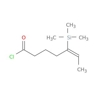 5-Heptenoyl chloride, 5-(trimethylsilyl)-, (E)-