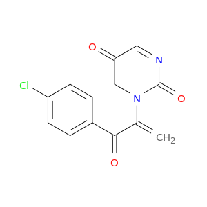 1-[1-(4-CHLOROBENZOYL)ETHENYL]-1,6-DIHYDRO-2,5-PYRIMIDINEDIONE