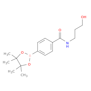 N-(3-Hydroxy-propyl)-4-(4,4,5,5-tetramethyl-[1,3,2]dioxaborolan-2-yl)-benzamide
