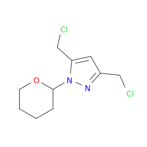 3,5-BIS(CHLOROMETHYL)-1-(OXAN-2-YL)PYRAZOLE