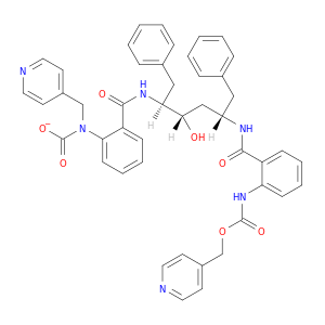 pyridin-4-ylmethyl[2-({(2s,3s,5s)-3-hydroxy-1,6-diphenyl-5-[(2-{[(pyridin-4-ylmethoxy)carbonyl]amino}benzoyl)amino]hexan-2-yl}carbamoyl)phenyl]carbamate