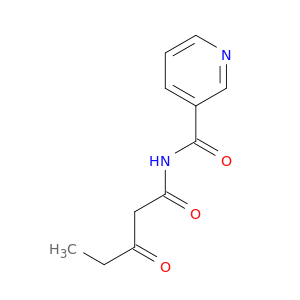 3-Pyridinecarboxamide, N-(1,3-dioxopentyl)-