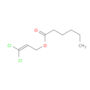 3,3-dichloroprop-2-enyl hexanoate
