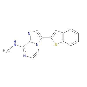 Imidazo[1,2-a]pyrazin-8-amine, 3-benzo[b]thien-2-yl-N-methyl-
