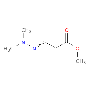 Propanoic acid, 3-(dimethylhydrazono)-, methyl ester
