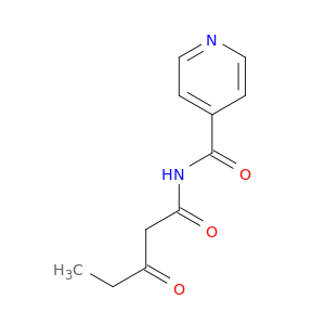 4-Pyridinecarboxamide, N-(1,3-dioxopentyl)-