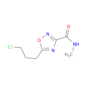 1,2,4-Oxadiazole-3-carboxamide, 5-(3-chloropropyl)-N-methyl-