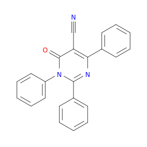 5-Pyrimidinecarbonitrile, 1,6-dihydro-6-oxo-1,2,4-triphenyl-