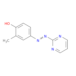 Phenol, 2-methyl-4-(2-pyrimidinylazo)-