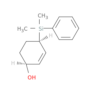 2-Cyclohexen-1-ol, 4-(dimethylphenylsilyl)-, cis-
