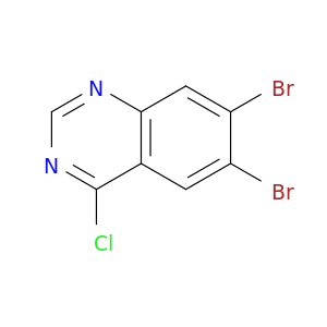 QUINAZOLINE, 6,7-DIBROMO-4-CHLORO-