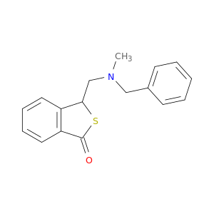 9-[(BENZYL-METHYL-AMINO)METHYL]-8-THIABICYCLO[4.3.0]NONA-1,3,5-TRIEN-7-ONE