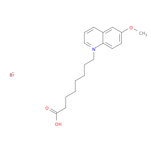 Quinolinium, 1-(7-carboxyheptyl)-6-methoxy-, bromide
