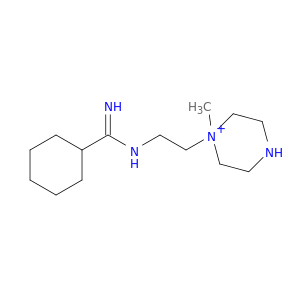 Piperazinium, 1-[2-[(cyclohexylcarbonimidoyl)amino]ethyl]-1-methyl-