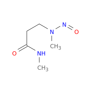Propanamide, N-methyl-3-(methylnitrosoamino)-